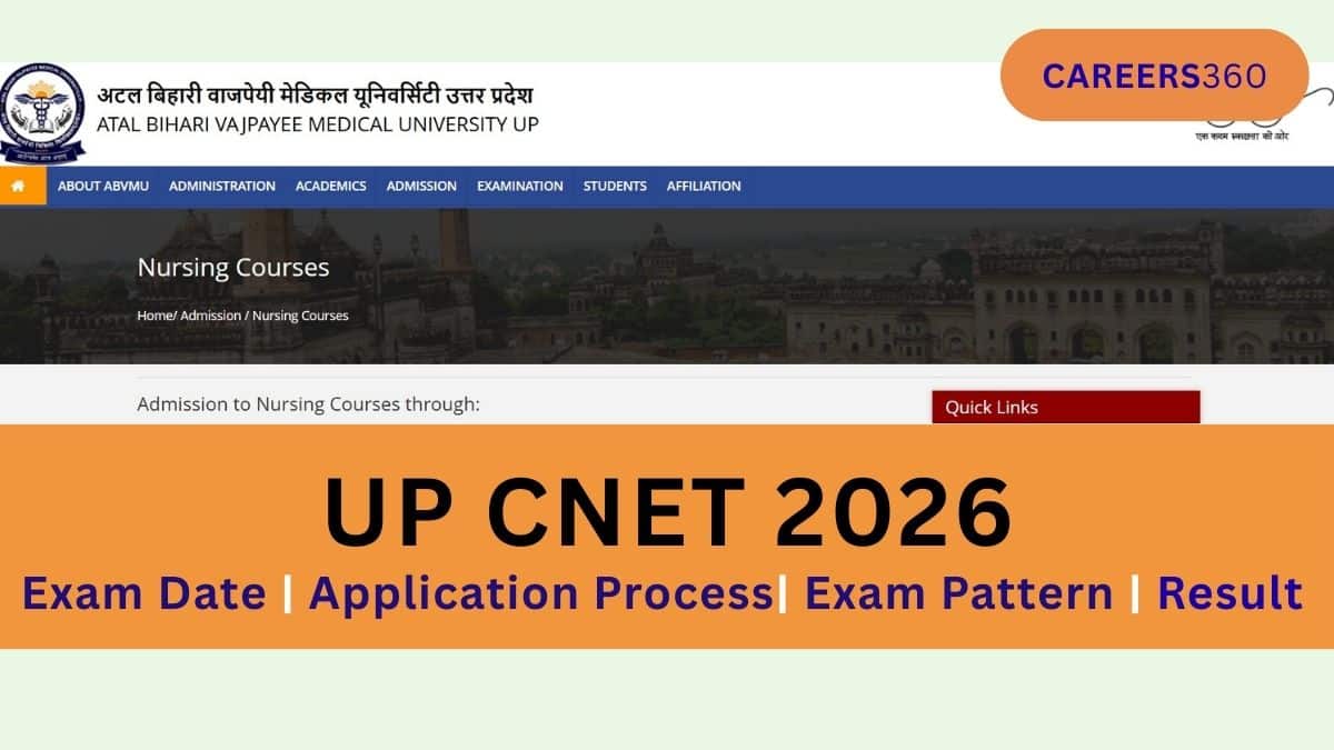 UP CNET 2026: Date, Application Form, Syllabus, Pattern